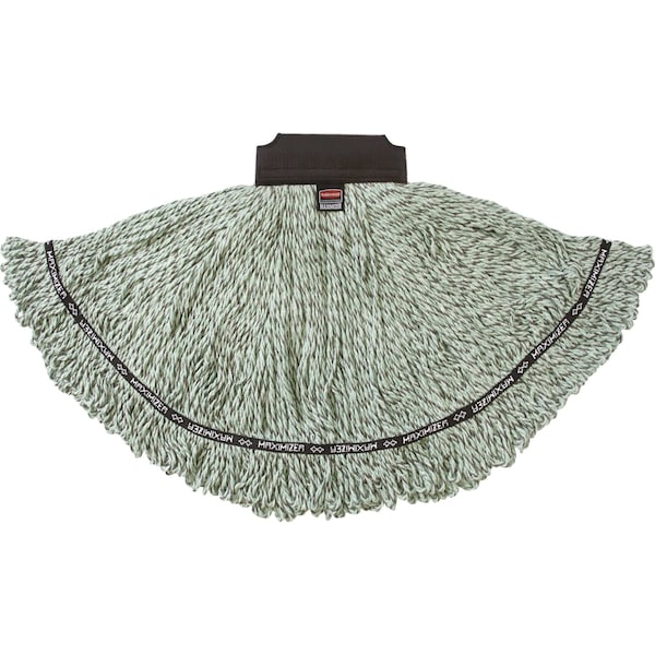 Cabeza de mopa Rubbermaid Commercial 19.5 in L Blend, Verde, Mezclada, paquete de 6 - 1924815CT