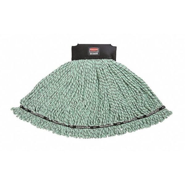 Cabeza de mopa Rubbermaid Commercial 19.5 in L Blend, Verde, Mezclada, paquete de 6 - 1924815CT