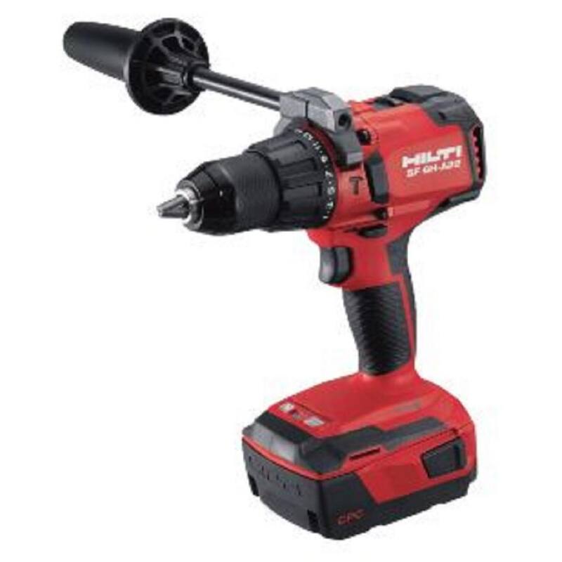 Martillo perforador inalámbrico sin escobillas Hilti de 22 voltios de 1/2 pulgada con baterías, cargador y bolsa - 3551253