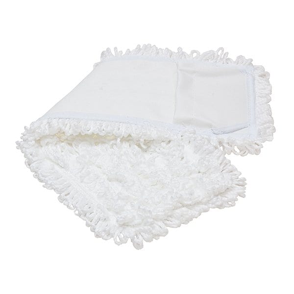 Trapo de Bolsillo Lateral Monarch Brands de 18 pulgadas - Blanco 0, 120 piezas - M880018W-PM-CS