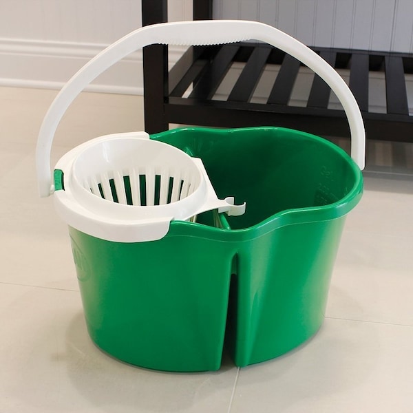 Balde Libman Clean & Rinse de Libman Co, 4 galones, polipropileno, verde - 2112