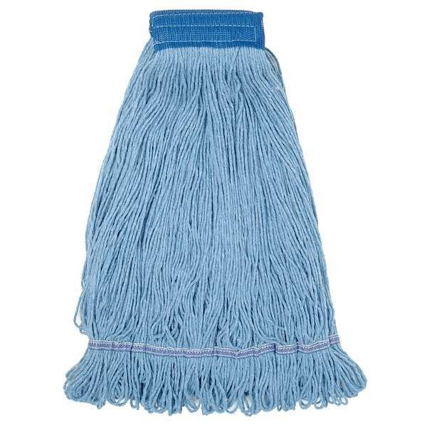 Mopa húmeda de 5 pulgadas Odell, peso seco de 16 onzas, conexión de cambio rápido, terminación en bucle, color amarillo, PET - 4200SMALL