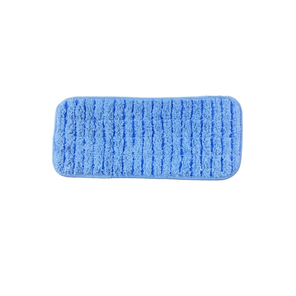Almohadillas de trapear húmedas Monarch Brands Scrubbing - 13 pulgadas, Azul, 12 paquetes - PNP-M800013B