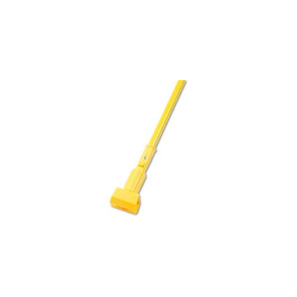 Unisan 60" Mango de Aluminio con Abrazadera de 5" de Plástico, Amarillo - UNS610 - UNS 610