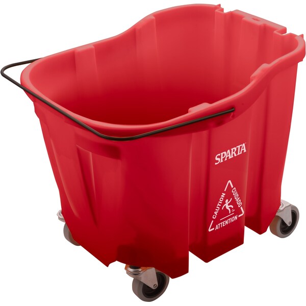 Cubeta para trapeador Carlisle Foodservice, 35qt, Roja - 7690405
