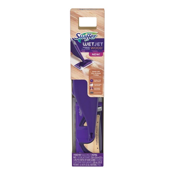 Kit de trapeador Swiffer WetJet Wood 11.3 in. - SW5855