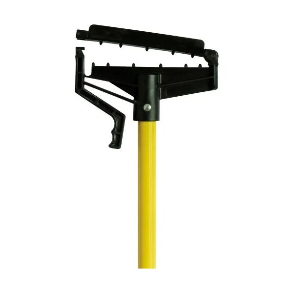 H.B.Smith HBC Mopmate Palo de trapeador de fibra de vidrio de 60 pulgadas en amarillo, paquete de 6 - 90360Y