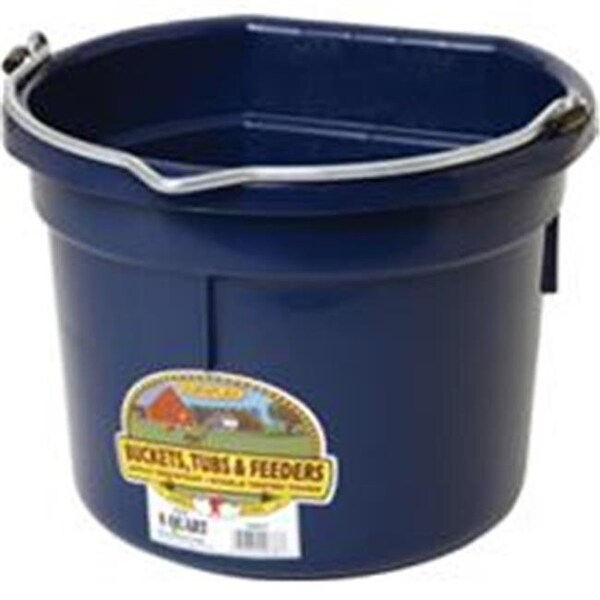 Miller Mfg Co MILLER MFG CO INC P-P8FBNAVY Cubeta plana de plástico Little Giant en azul marino - P8FBNAVY