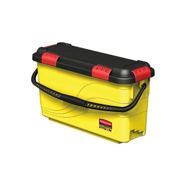Cubo de Carga Rubbermaid® HYGEN de 6-4/5 Galones, Amarillo - RCPQ95088YW - FGQ95088 YEL de Rubbermaid Comercial