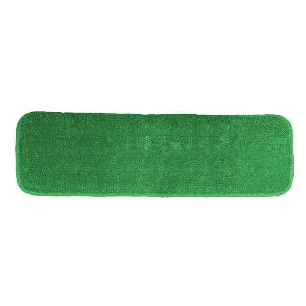 Almohadillas para trapeador húmedo Monarch ECONOMY - 18" Verde, 12 piezas - M830018G-F