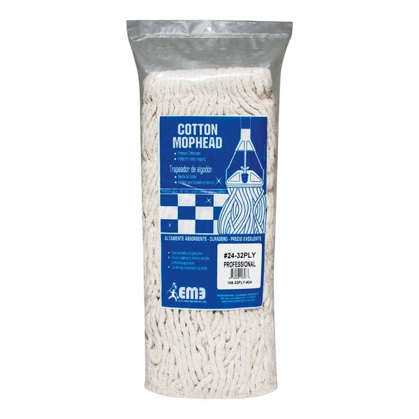 Recambio de Traperos de Algodón para Traperos y Escobas Elite #24 1 pz - 108-32PLY-#24