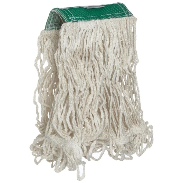 Trapeador de Mezcla Súper Stitch de Algodón y Sintético de Rubbermaid Commercial Prod. para Usar en Interiores - Mediano-Blanco - EA2493554