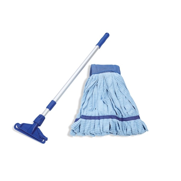 Mopa de tubo de microfibra Pig para agua Azul 16" L x 13" W - WTR022-BL