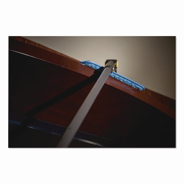 Cabeza de mopa para polvo comercial Rubbermaid, mezcla sintética, ancho de 48 pulgadas, azul - FGJ25700BL00