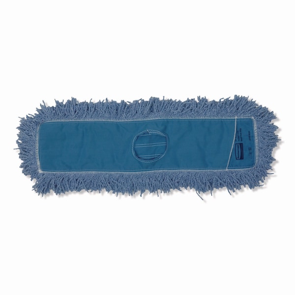 Cabeza de mopa para polvo comercial Rubbermaid, mezcla sintética, ancho de 48 pulgadas, azul - FGJ25700BL00