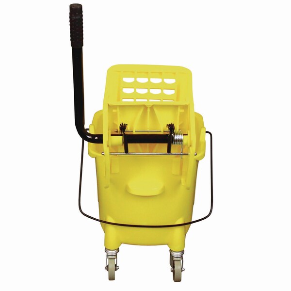 Cubeta exprimidora y trapeador lateral de 32 oz de Impact Products, combinación amarilla de plástico - IMP 7Y/2636-3Y