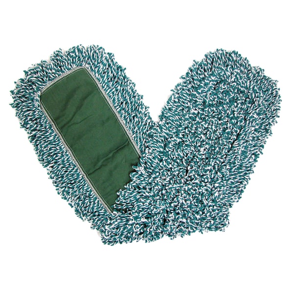 Trapo de polvo de microfibra Rubbermaid Commercial de extremo bucle, verde, FGJ85500GR00 - FGJ85500GR00