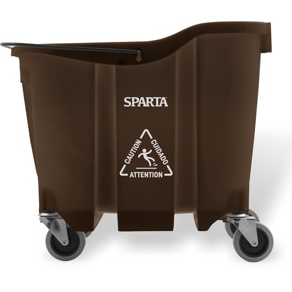 Cubeta para trapeador Carlisle Foodservice, 35qt, café - 7690401
