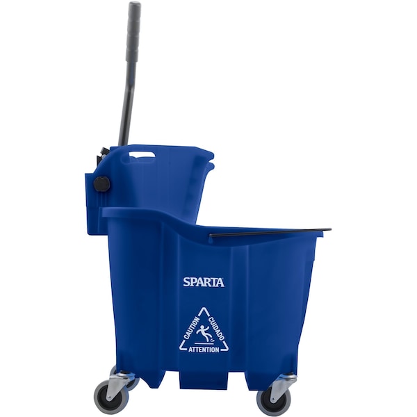 Combo de Cubeta y trapeador Carlisle Foodservice con prensa, 35qt - 8690414