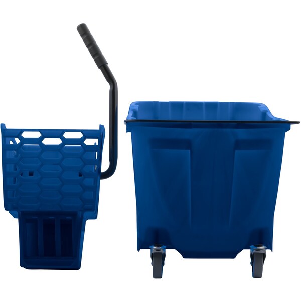Combo de Cubeta y trapeador Carlisle Foodservice con prensa, 35qt - 8690414