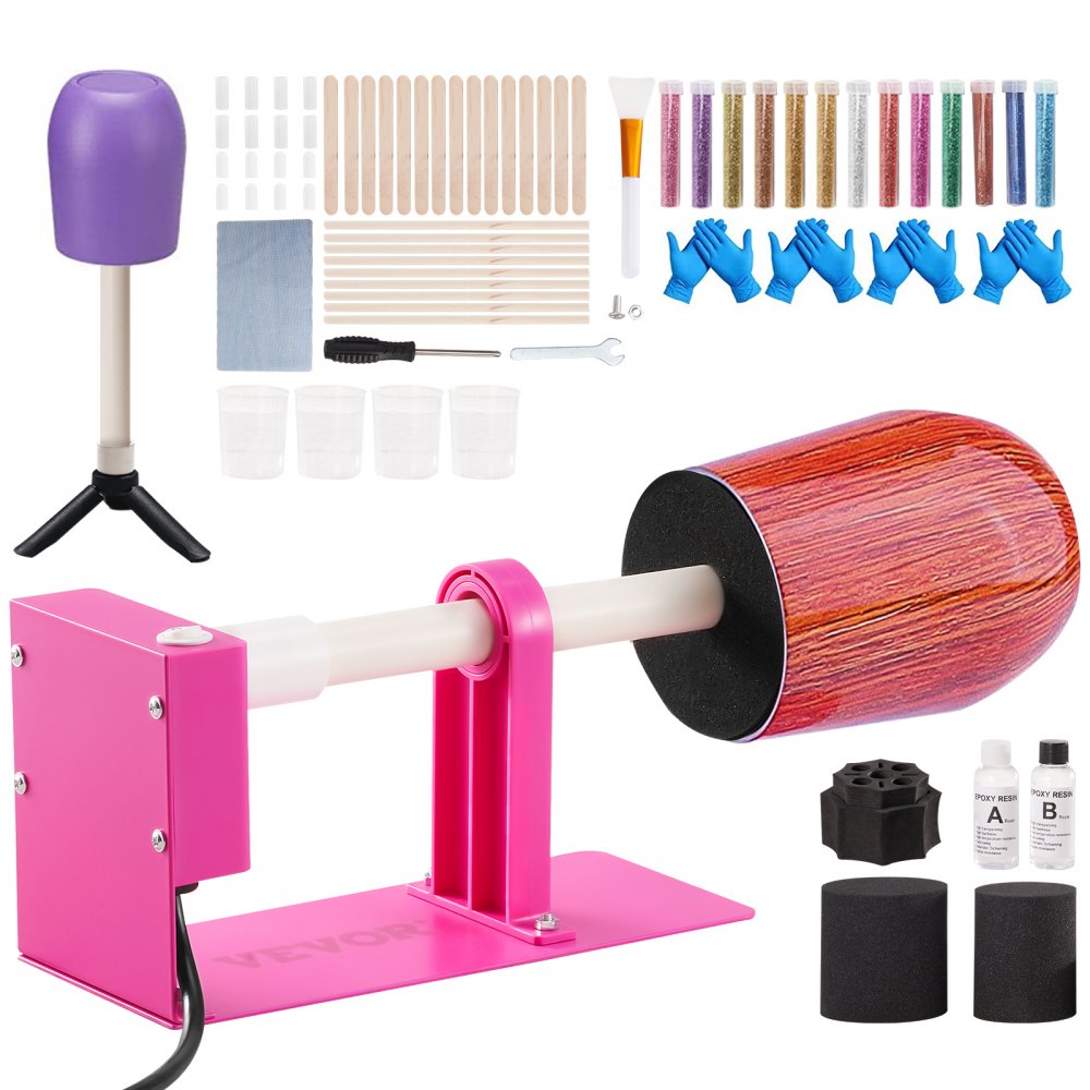VEVOR Cup Turner Tumbler Spinner Pen Turner with Epoxy Resin Kit for Beginners - ZBJJSCS120WUC9B17V1