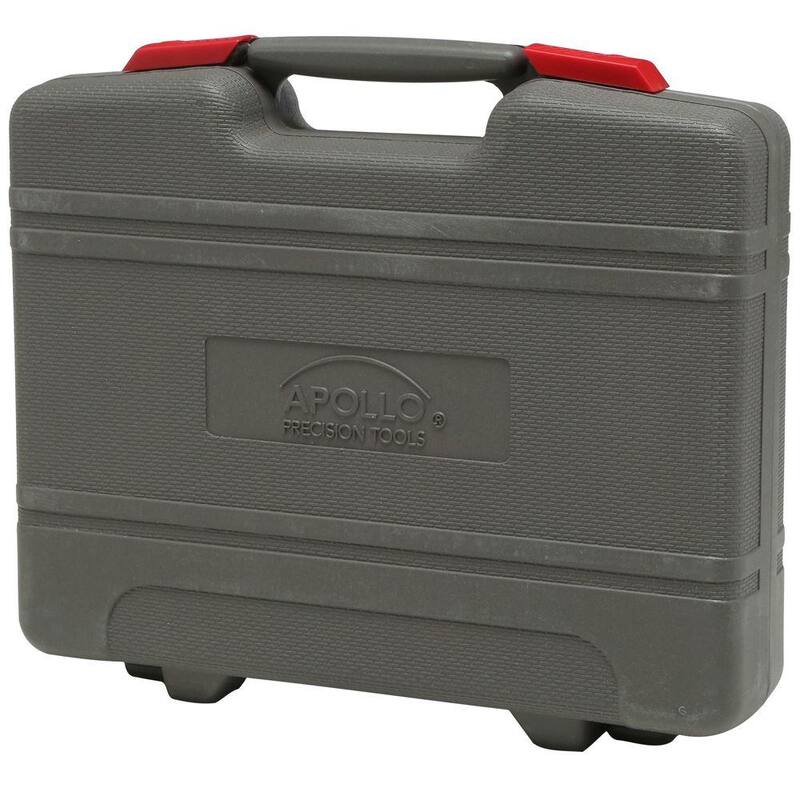 Kit de herramientas para el hogar Apollo con destornillador inalámbrico de 4.8 voltios (144 piezas) - DT8422