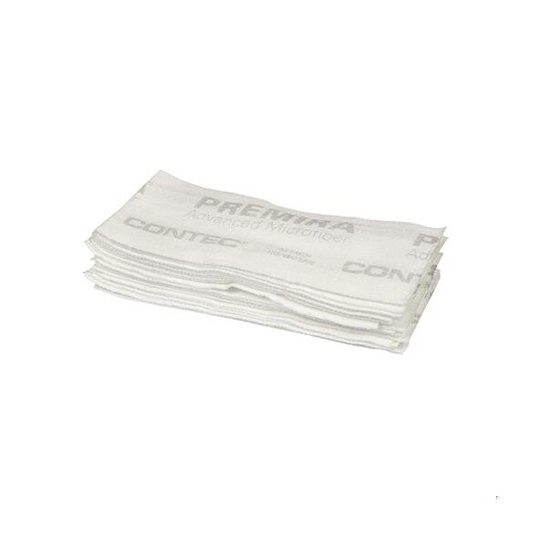 Almohadilla de microfibra sin lavandería Contec Laundry-Free Premira II, Espacio reducido 5 pulgadas x 11.25 pulgadas, paquete de 200 - PRMM0002