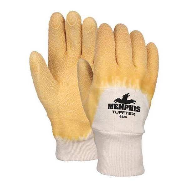 Guantes recubiertos resistentes al corte Mcr Safety, nivel de corte 2, natural, L - 6825