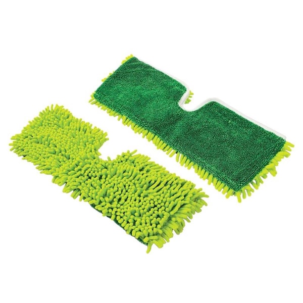 Recambio de trapeador de microfibra húmedo y seco Swivel 18 x 7 in. Verde - SW3313208