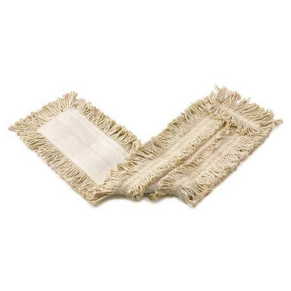 Mopa desechable de extremo cortado Rubbermaid Commercial de 36 pulgadas de largo, blanco, de algodón - FGL25500WH00