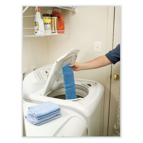 Trapeador húmedo comercial Rubbermaid, Azul, Microfibra - FGQ40900BL00
