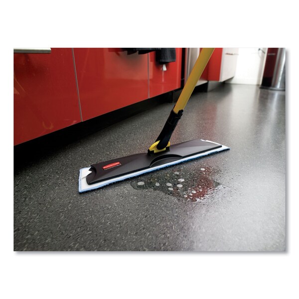 Trapeador húmedo comercial Rubbermaid, Azul, Microfibra - FGQ40900BL00