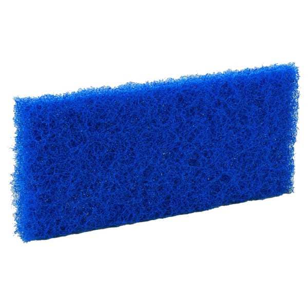 Cabeza de trapeador de esponja Remco 10 pulgadas L, extremo de almohadilla, azul, paquete de 10 - 5524-10PK