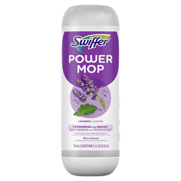 Mopa Swiffer Power Mop con aroma a lavanda, limpiador líquido multiusos para pisos 25.3 oz - 80374081