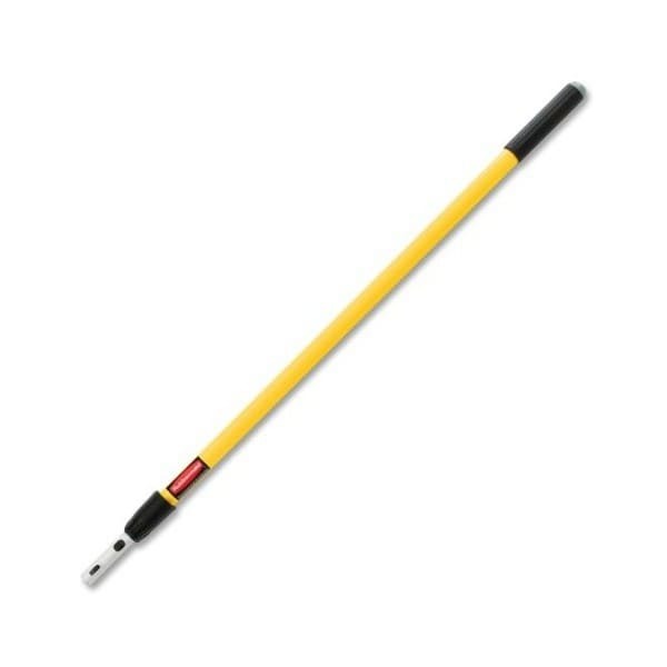 Palo de extensión Rubbermaid Commercial de 72 pulgadas, conexión rápida Quick Connect, amarillo/negro - FGQ75500YL00