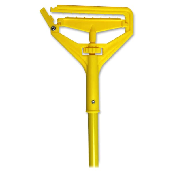 Mango para trapeador Genuine Joe, Conexión Deslizable, Amarillo, Plástico - GJO80160