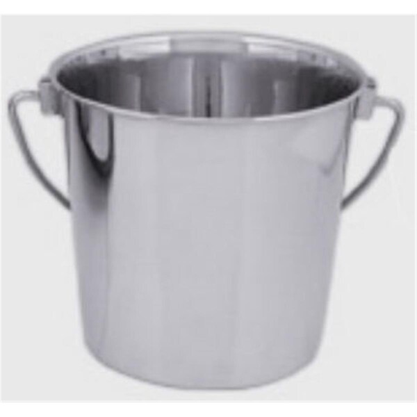 Cubeta de acero inoxidable Qt Dog de 4 cuartos - SS0142