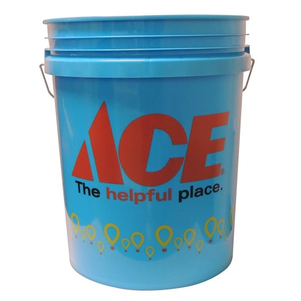 Cubeta de plástico CMN Gourmetgalley 5 gal, azul, 10PK - GO3306446
