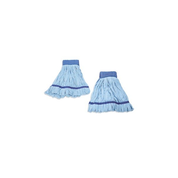 Recambio para trapeador de microfibra verde de 16 pulgadas Pig L Tube Mop, paquete de 2 - CLN1101-GR