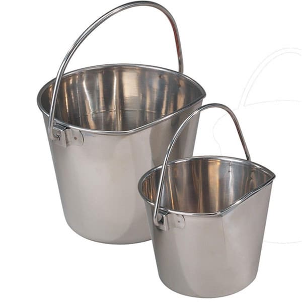 Pro Select Proselect ZT644 02 Cubeta de Acero Inoxidable de Lado Plano de 64oz - ZT644 02