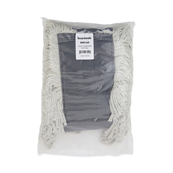 Trapo para polvo de algodón blanco Boardwalk Cut-End, paquete de 12 - BWK1660CT