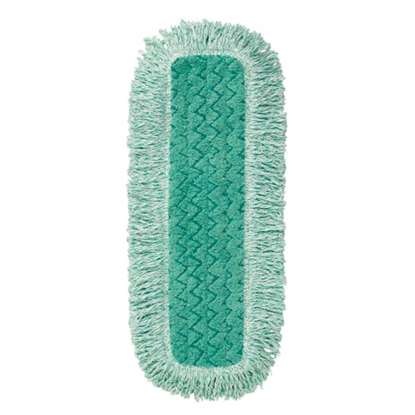 Trapo de polvo de microfibra con flecos para limpieza 36X5 verde - EA2608243