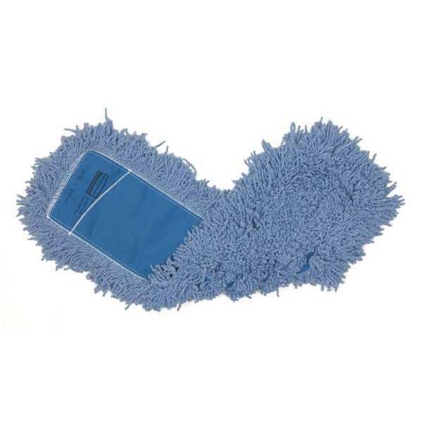 Cabeza de trapeador Loop-End de 24 pulgadas de largo, azul, de algodón/sintético de Rubbermaid Commercial - FGJ25300BL00