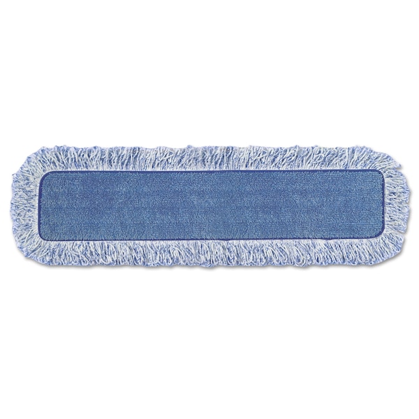Almohadilla para trapeador Rubbermaid Commercial de 18 x 5.7 pulgadas, azul, microfibra, paquete de 6 - FGQ41600BL00