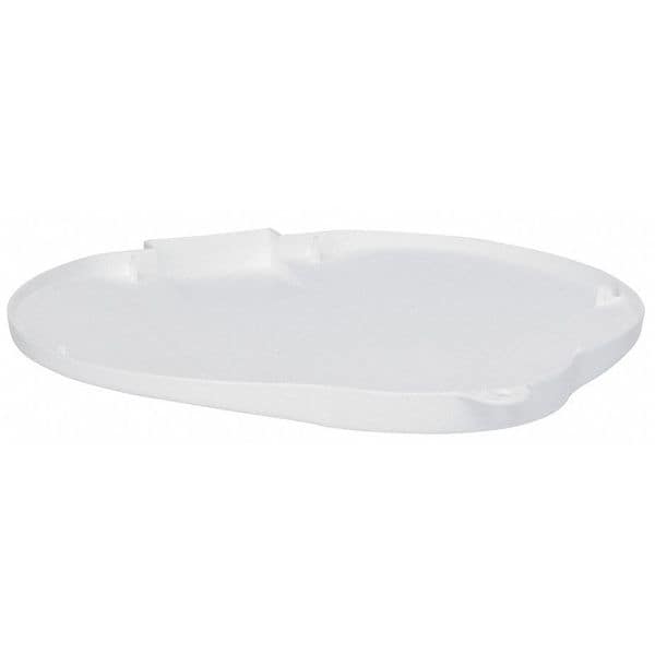 Tapa para cubeta redonda Vikan, 12 1/4 pulgadas de diámetro, blanco, polipropileno - 56875