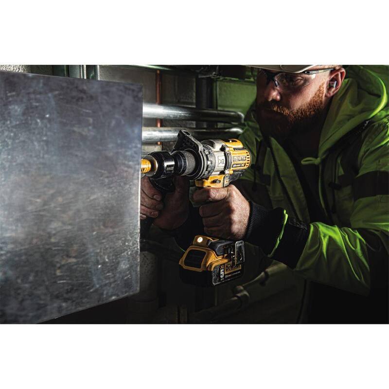 DEWALT Taladro/atornillador inalámbrico sin escobillas de 3 velocidades de 1/2 pulgadas 20V MAX XR (Herramienta Solamente) - DCD991B