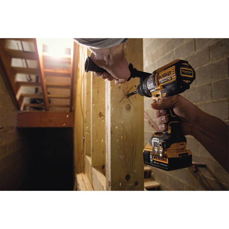 DEWALT Taladro/atornillador inalámbrico sin escobillas de 3 velocidades de 1/2 pulgadas 20V MAX XR (Herramienta Solamente) - DCD991B