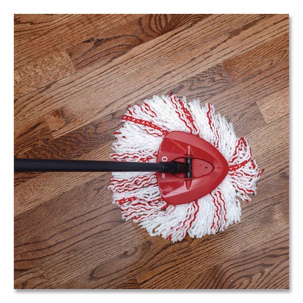 Recambio para Limpieza Profunda O-Cedar EZWring, Microfibra Patentada, Tamaño para Sistemas de Trapeador EZ Wring, Rojo/Blanco, Paquete de 4 - 170500CT