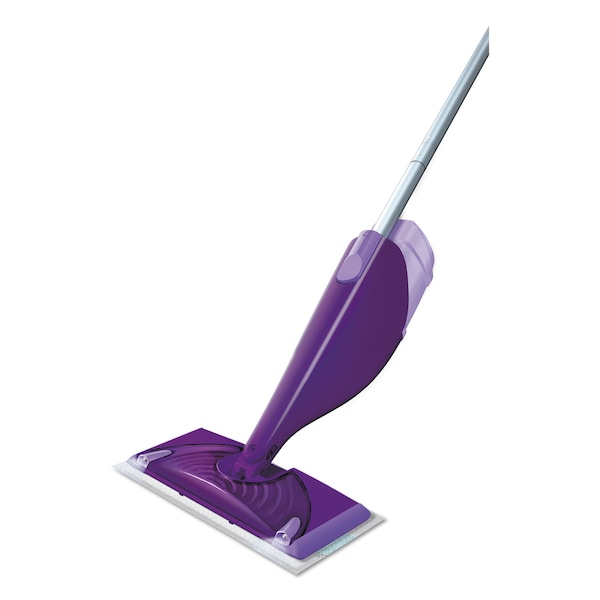 Kit de inicio para trapeador Swiffer Wetjet Mop de 46 pulgadas, blanco, paño - 92811KT
