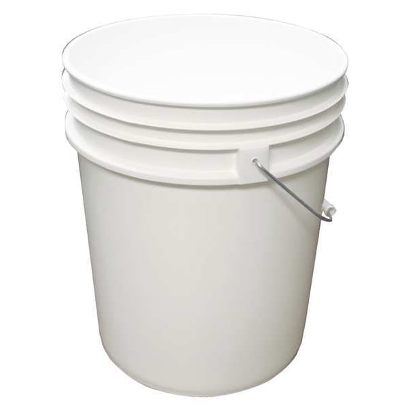 Cubeta Redonda de Plástico Blanca de 5 gal de Impact Products - 5515P-91-AS001